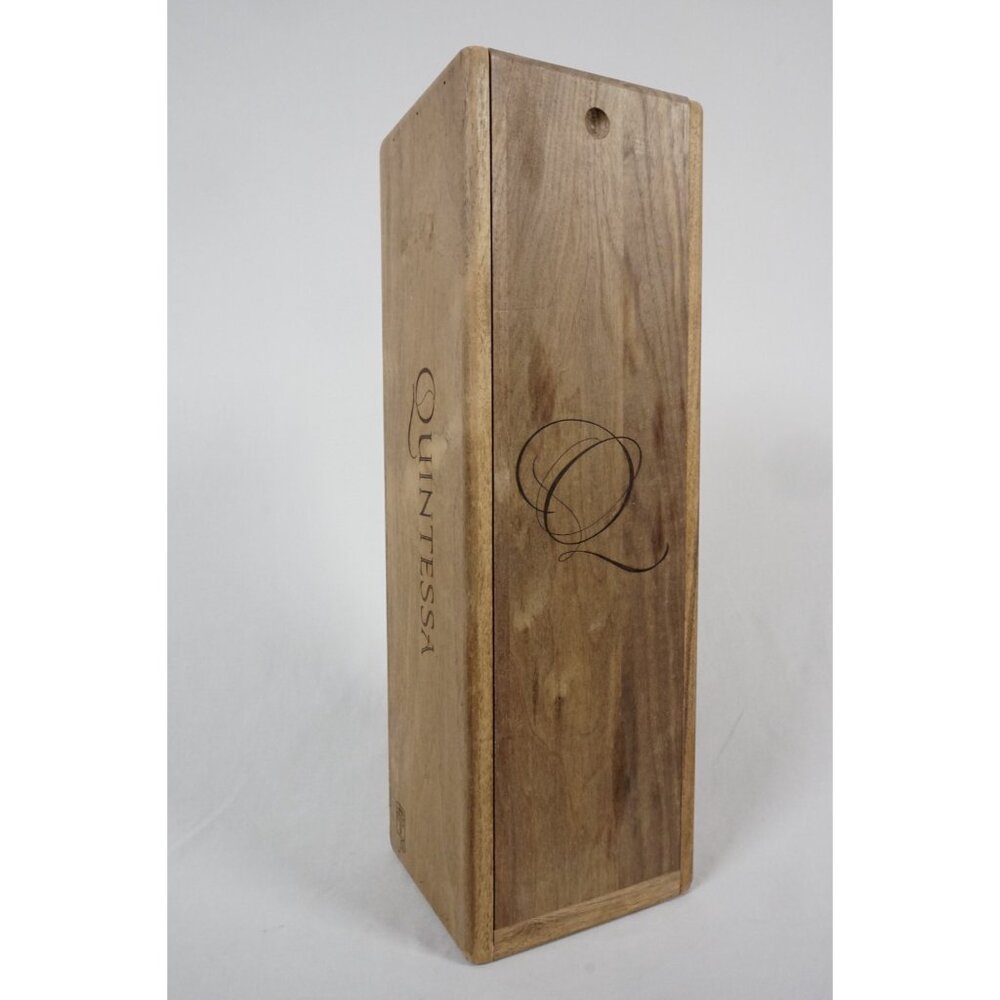 Quintessa Winery Logo Wine Bottle Wood Case Box Storage Crate RARE 2019 "bird"